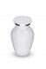 Miniurna funeraria aluminio 'Elegance' blanco brillante