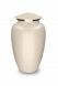 Urna funeraria 'Elegance' blanco con aspecto de nácar