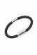 Pulsera para cenizas de cuero trenzado en colores diferentes