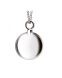 Joyería para ceniza circular / redondo de plata