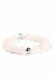 Pulsera para ceniza de cuarzo rosa (925 plata de ley)