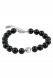 Pulsera para ceniza de onyx (925 plata de ley)