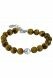 Pulsera para ceniza de ojo de tigre (925 plata de ley)