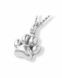 Joyería para ceniza en plata (925) 'Huella de pata'