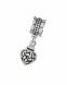 Pulsera de pandora corazón para cenizas