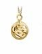 Joyería para ceniza 'rosa' de oro amarillo 14 crt