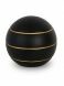 Urna fibra de vidrio 'Atlas' negro con lineas doradas