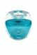 Miniurna cristal con vela Tiffany azul