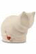 Urna para gato en cerámica hecha a mano con corazón – blanca