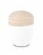 Urna funeraria cerámica 'Horizonte' beige/blanco