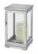 Farol para vela fabricado en acero inoxidable