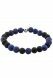 Pulsera para ceniza de lapislázuli y ágata negra para mujer