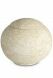 Urna para cenizas de porcelana 'Sfera' - Relieve de arena del Sahara