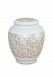 Mini urna funeraria de porcelana 'Classica' | Hojas de oro puro