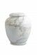 Mini urna funeraria de porcelana 'Classica' | Mármol de Carrara árabe