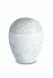 Mini urna para cenizas de porcelana 'Planet' - Relieve de agua marina - verde