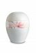 Mini urna para cenizas de porcelana 'Planet' - Banda con flores rosas