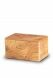 Mini urna funeraria de madera MDF patron natural