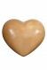 Urna en forma de corazón de madera - teñida clara