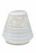 Urna para cenizas de porcelana 'Maya' | Motivo floral beige