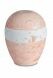 Urna para cenizas de porcelana 'Planet' - Motivo de mármol rosa