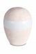 Urna para cenizas de porcelana 'Planet' - Relieve coral rosa