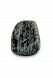 Piedra preciosa de Obsidiana Copo de Nieve miniurna de pie