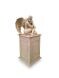 Urna funeraria de ángel ‘Ángel del Consuelo’ sobre pedestal en varios colores