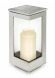 Farol para vela fabricado en acero inoxidable