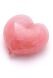 Mini urna funeraria de cristal en forma de corazón, rosa