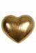 Urna funeraria de madera 'Corazón de oro'