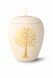 Miniurna ceramica con vela 'Árbol de la vida'