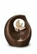 Miniurna ceramica paloma de la paz (con vela)