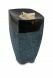 Urna funeraria hecha a mano 'Electric blue'