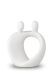Mini urna cenizas ceramica 'Familia' blanco