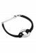 Pulsera trenzada para cenizas de cuero 'Círculo'