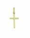 Colgante conmemorativa 'Cruz' de oro amarillo 14k