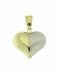 Colgante conmemorativa 'Corazón' de oro bicolor 14k