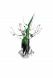 Miniurna incineración cristal 'Árbol de la vida' aventurina verde