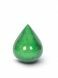 Mini urna de fibra de vidrio verde