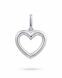Colgante conmemorativa corazón de plata