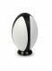 Urna para cenizas 'Pelota de Rugby' blanco y negro