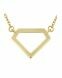 Colgante 'Diamante' de oro amarillo 14k