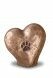 Urna mascota 'Corazón con pata'