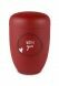 Urna para cenizas de metal rojo 'With you'