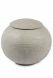 Urna para cenizas porcelana 'Sfera' beige obscuro