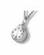 Joyería para ceniza plata 'Mariquita' con piedra zirconia