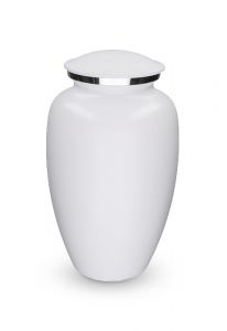 Urna funeraria aluminio 'Elegance' blanco mate