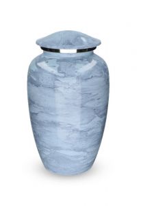 Urna funeraria aluminio 'Elegance' con aspecto mármol