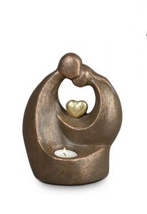 Miniurna Joyería conmemorativa | bronce y gris-plata